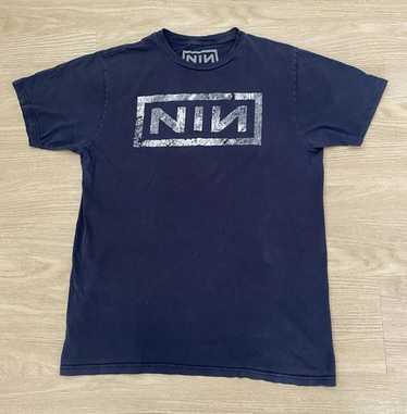 トップス NINE INCH NAILS NIN BOX LOGO t-shirt XL NINE INCH NAILS NIN LOGO NEW BLACK T-SHIRT | eBay
