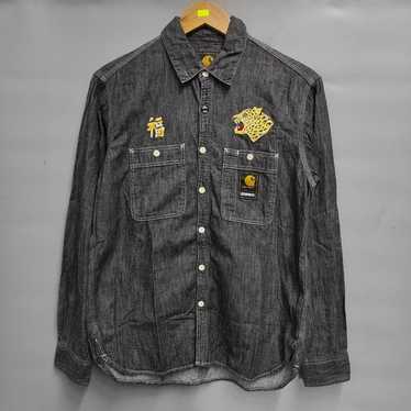 Carhartt×NEIGHBORHOOD ブラックデニムシャツ Carhartt × neighborhood carhartt - Gem