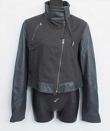 【最終値下げ】Maison Martin Margiela jacket 44 Used MAISON MARTIN MARGIELA H&M Black Leather Moto Jacket