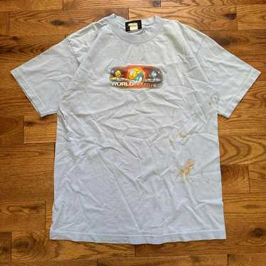 トップス WORLD INDUSTRIES - 90s EARTH TEE World Industries Globe Sketch Classic Skateboarding 90s