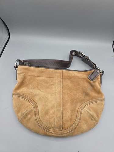 バッグ Coach Brown Suede Soho Hobo Shoulder Bag Coach soho suede shoulder - Gem