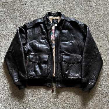 Vintage 90s avirex leather - Gem
