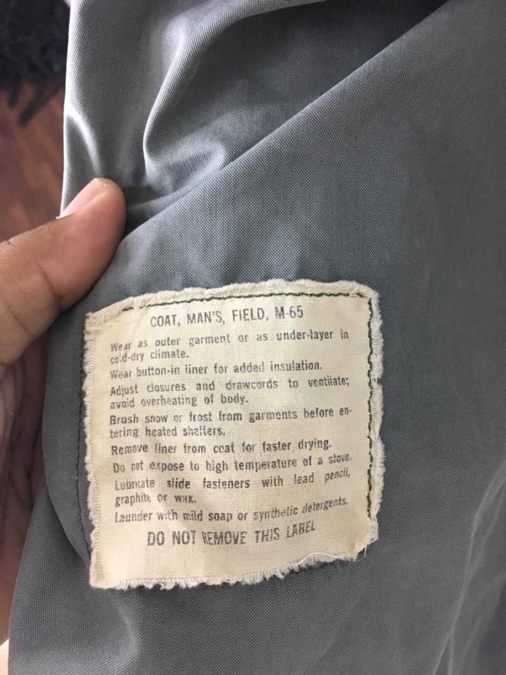 Vintage Vietnam War Souvenir M-65 Field Jacket Tu… - image 9