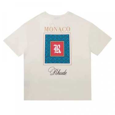 Rhude white monaco t - Gem