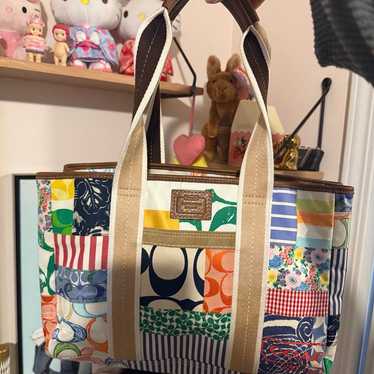 バッグ 90s archive COACH tote bag patch work COACH 90s archive tote bag patch work Women Authentic From