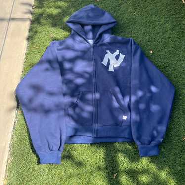 【Akimbo Club】 NY NAVY ZIP HOODIE Tyrrell Winston x Akimbo Club 