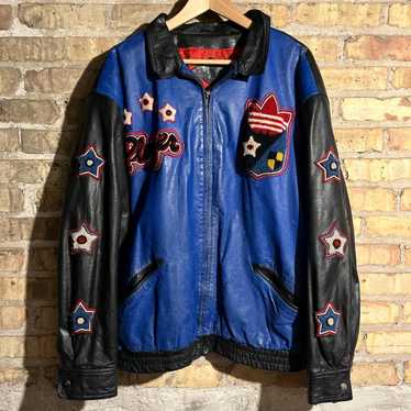 ジャケット・アウター Adidas leather jacket Vtg Adidas Leather Jacket “Best Of Times” “Player” Rare