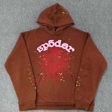 Sp5der Spider worldwide パーカー　ブラウン Spider Worldwide Sp5der Brown OG Web Pullover Hoodie XXL | eBay