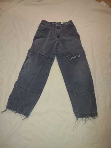 90s PRONTI バギースラックス チェック jnco solo 38×32 JNCO Skull 8Ball Flames Vintage Baggy Jeans - 32 x 32 – Ropa