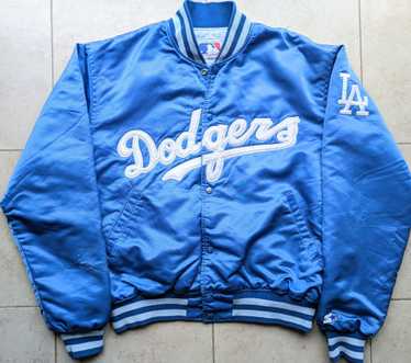 ☕Dodgers Vintage Starter ナイロンジャケット HOMAGE X Starter Dodgers Heavyweight Satin Jacket | Retro