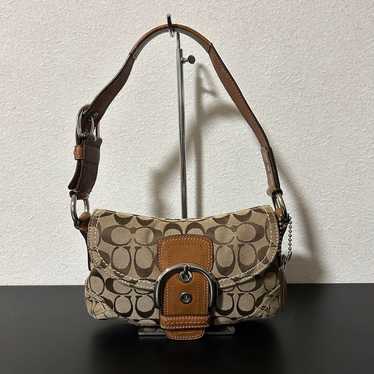 セール✨COACH soho signature handbag leather Coach Soho Signature Flap for sale | eBay