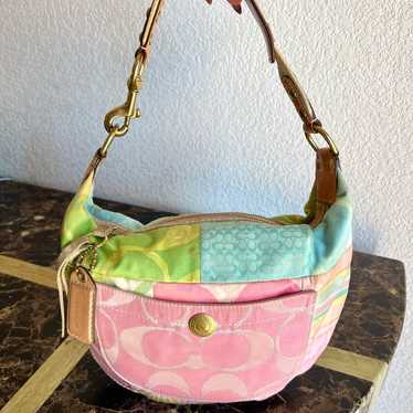 バッグ Coach Pastel Patchwork Shoulder Hobo bag Coach Pastel Patchwork Shoulder Hobo bag Handbag One