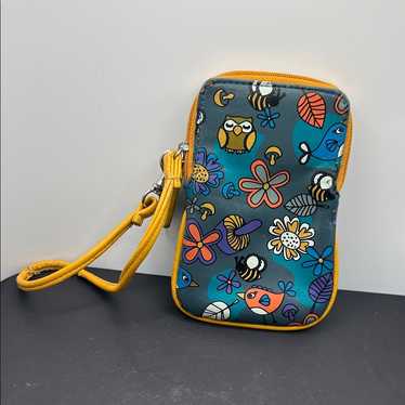 Source Unknown Multicolor Printed Wristlet - image 1