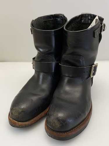 靴 REDWING / 8182 short engineer boots Red Wing Black Short Engineer Boots 8182 Rare Model Men's