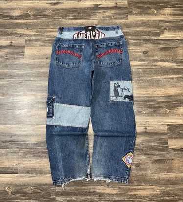 NEGRO LEAGUES Buggy Denim Pants　bboy NEGRO LEAGUES Buggy Denim Pants bboy