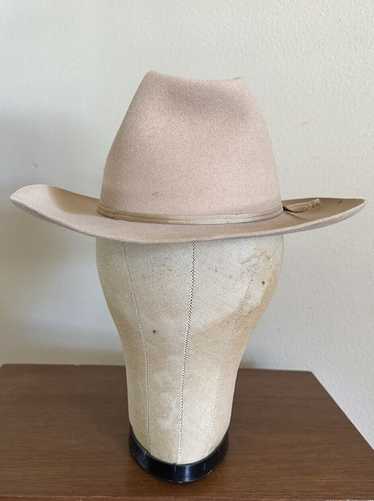帽子 50s Vintage Stetson 3X BEAVER 7 1/2 60cm Vintage Stetson 3X Beaver Cowboy Hat Brown Size 7 3/8