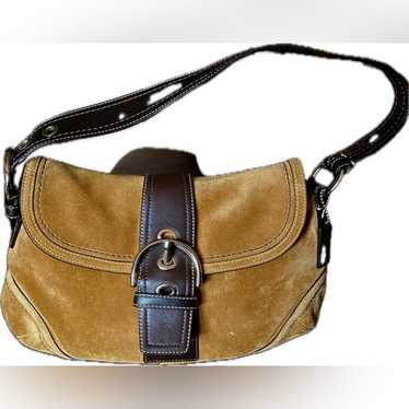 バッグ Coach Signature Soho Shoulder Bag Suede Coach soho suede shoulder - Gem