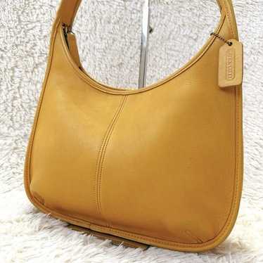 バッグ VINTAGE OLD COACH ERGO USA yellow BAG VINTAGE COACH ERGO POCKET ZIP BAG 9033 YELLOW ERGO POCKET