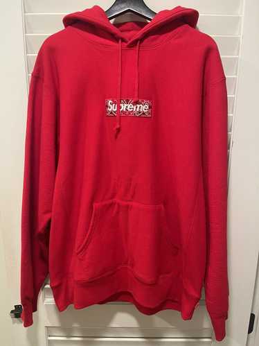 Supreme Bandana Box Logo Hooded Sweatshirt - Gem