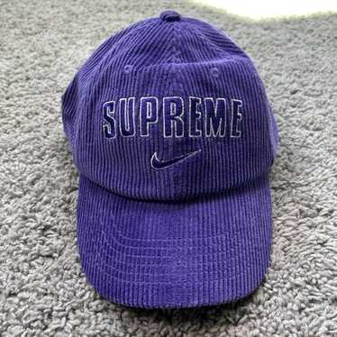 帽子 Supreme Nike Arc Corduroy 6-Panel Purple Supreme x Nike SS22 Arc Corduroy 6-Panel Cap Purple | eBay