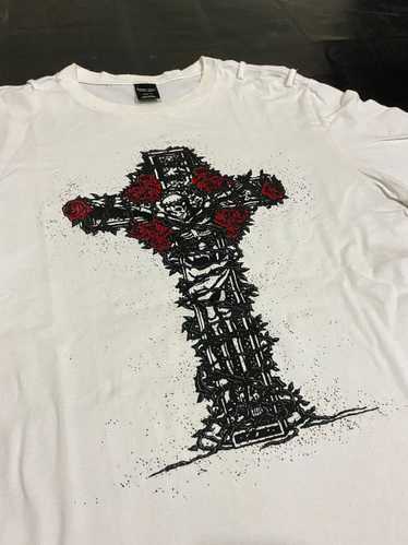 THE TROJANS 【サイン入り】 S/S Tee 枠ロゴ｜ウサギがいる｜CUNE ONLINE STORE