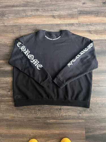 ChromeHearts neckLogo crewneck スウェット XXL Chrome Hearts Neck Logo Crewneck Black – PIECES