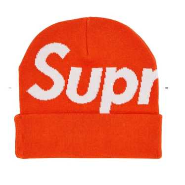 帽子 Supreme Reflective Big Logo Beanie Supreme Big Logo Beanie (FW18) - $40