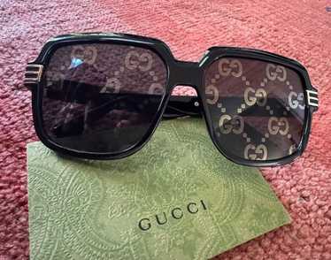 小物 archive GUCCI sunglasses interlocking gg Interlocking G rectangular sunglasses in multicoloured