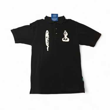 トップス Undercover 01ss Border Polo Shirt Vintage Undercover Jun Takahashi Polo Shirt Black Color Made