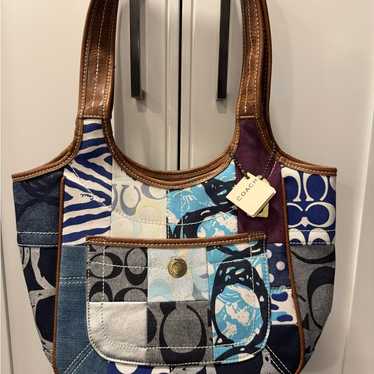 Coach denim patchwork hobo - Gem