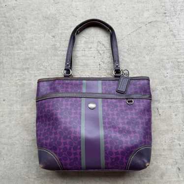 vintage coach old purple Boston Suede 紫 vintage coach old purple Boston Suede 紫 vintage coach old