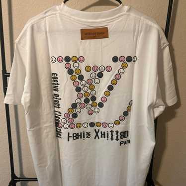 Louis Vuitton ホワイト Tシャツ M LOUIS VUITTON ホワイト Tシャツルイヴィトンメンズ白T 夏服