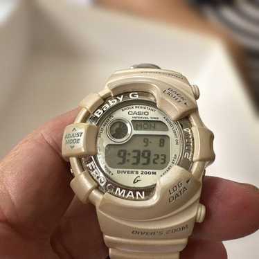 稼働 Baby-G 腕時計 デジタル WCCS FROGMAN 美品 外箱319 美品 CASIO Baby-G WCCS FROGMAN BGW-100WC カシオ フロッグマン
