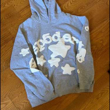 スケートボード Sp5der Spider worldwide set-gray Sp5der Beluga Hoodie Heather Grey 2023 (SPDR-HD011) Men's