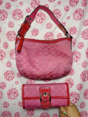 バッグ Coach Mini Hobo Shoulder Bag Pink Rare Coach Mini Hobo Shoulder Bag Pink Rare Rare Hot Pink Coach