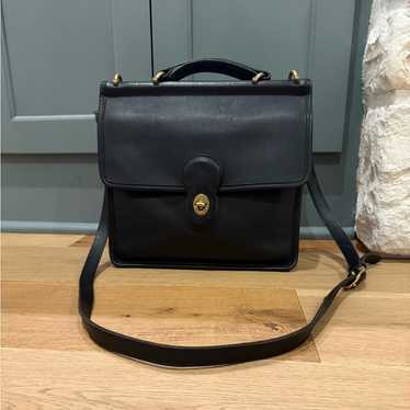 バッグ Vintage Coach Willis bag 2way Black COACH® | Vintage Willis Bag