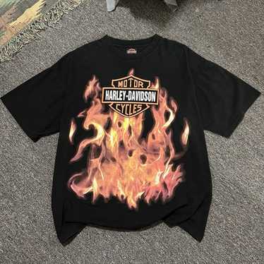 90s) harley davidson flame - Gem
