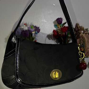 美品　Vintage Coach Ergo Shoulder Bag Black COACH Ergo 33 Leather Shoulder Bag Vintage Style Black | eBay