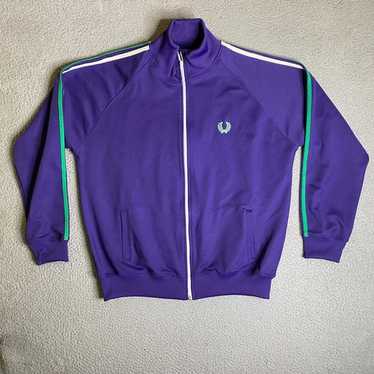 トップス fredperry velour quilt wzip track jacket Taped Track Jacket - Ivy | Men's Track Jackets | Track Tops