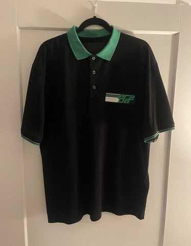 トップス 00s PRADA SPORT polo shirts black green Prada black polo shirt - Gem