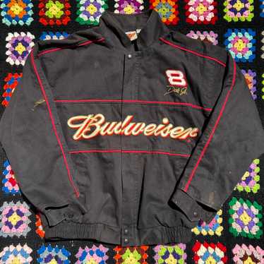 Bud Racing ジャケット 赤/黒/白 NASCAR King of Beers Red Black Budweiser Racing Jacket | eBay