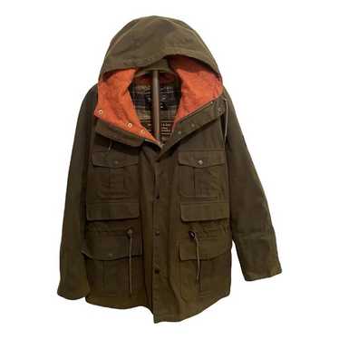 BARBOUR × LAND ROVER OIL JACKET 極希少 M Barbour Land Rover Jacket Mens Small Black Waterproof Padded