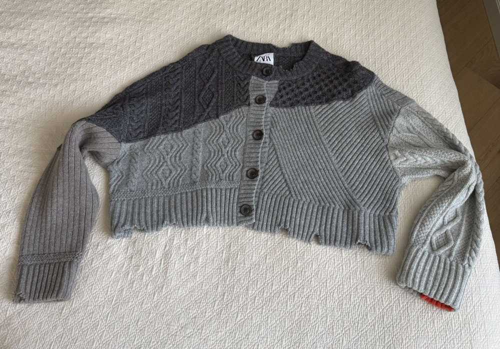 Ader Error × Zara Zara x Ader Error wool cardigan… - image 1
