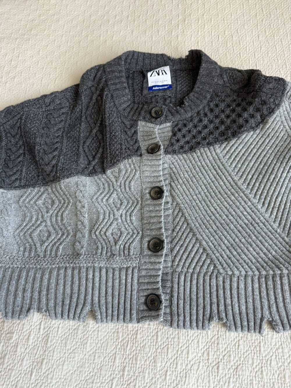 Ader Error × Zara Zara x Ader Error wool cardigan… - image 4