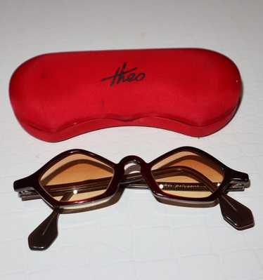 theo persian belgium 278 メガネ① Glasses Theo Belgium Piece Round Frame Unisex Panto
