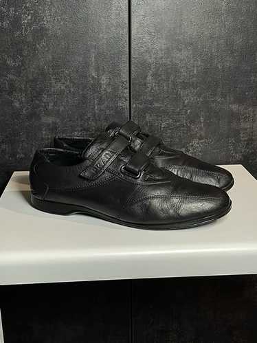 靴 00s archive PRADA velcro leather shoes 00s archive PRADA velcro leather shoes