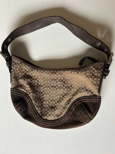 バッグ Coach Soho Hobo Suede Leather Shoulder Coach soho suede hobo - Gem