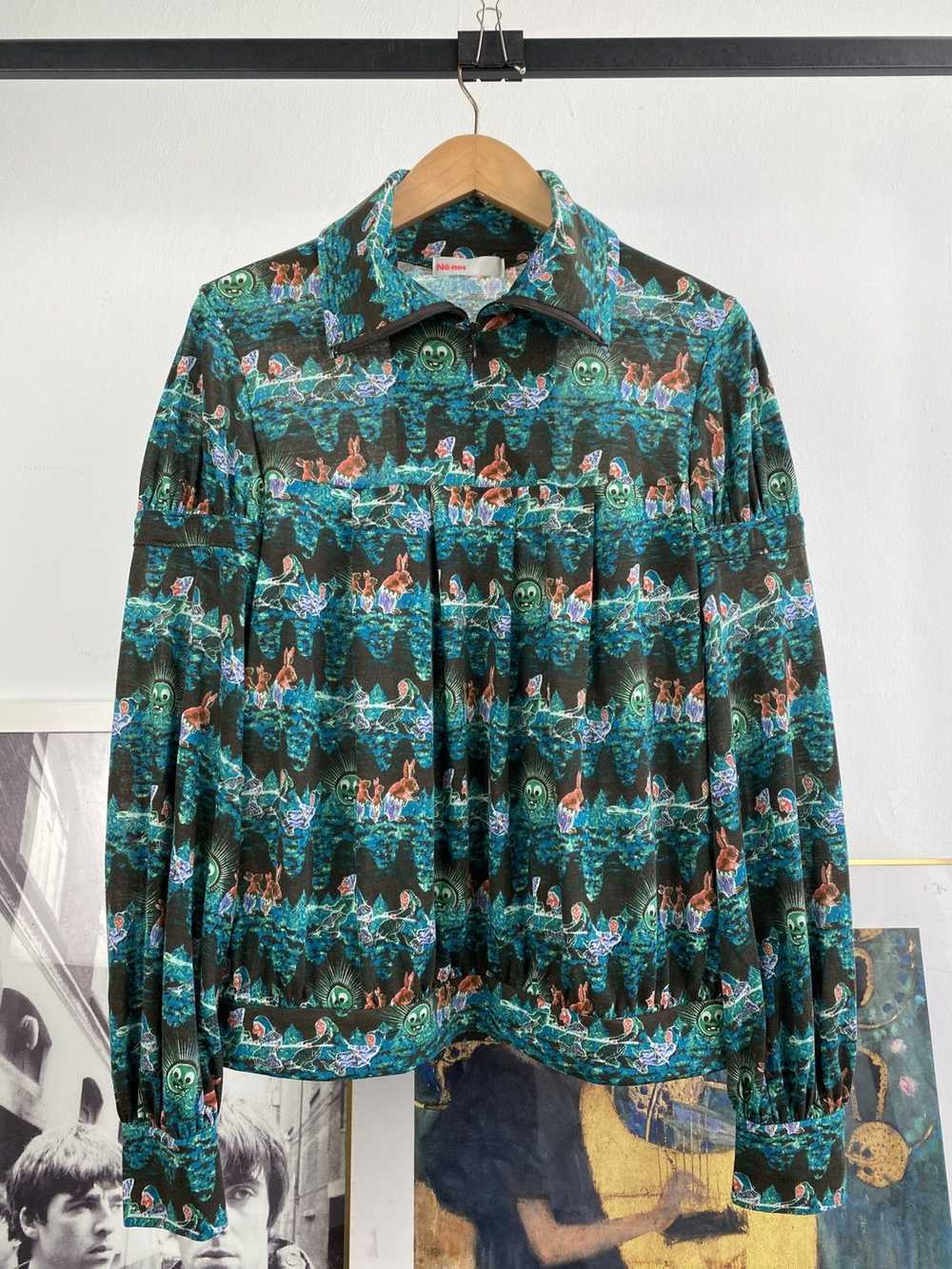 Ne-Net Y2K 2000’s Ne-Net Fullprint Pycedelic Patt… - image 1