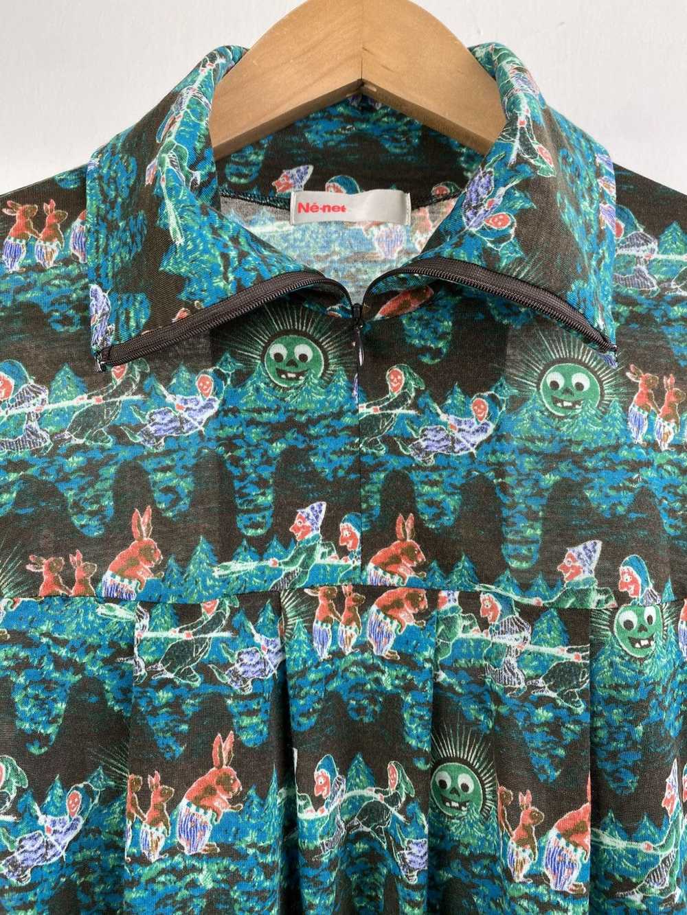 Ne-Net Y2K 2000’s Ne-Net Fullprint Pycedelic Patt… - image 3