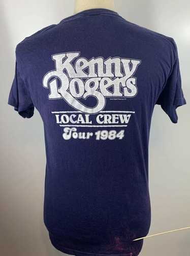 80'sヴィンテージKennyRogersケニーロジャース1984ロックTシャツ 80'sヴィンテージKennyRogersケニーロジャース1984ロックTシャツ
